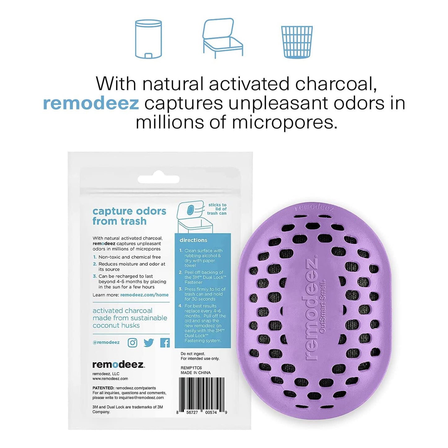 Trash Deodorizer 2pk